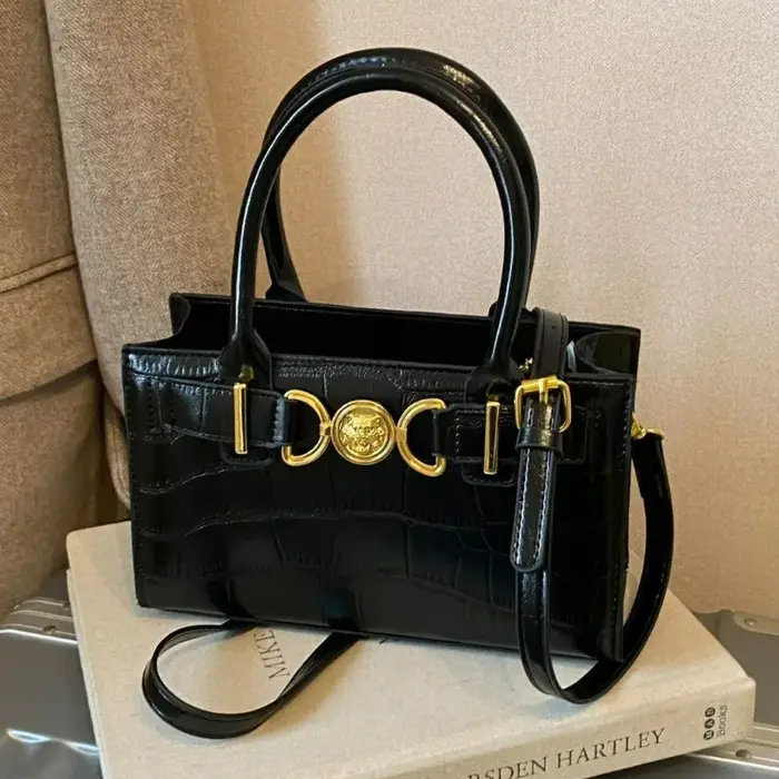 Sac à langer vintage en cuir pour femme