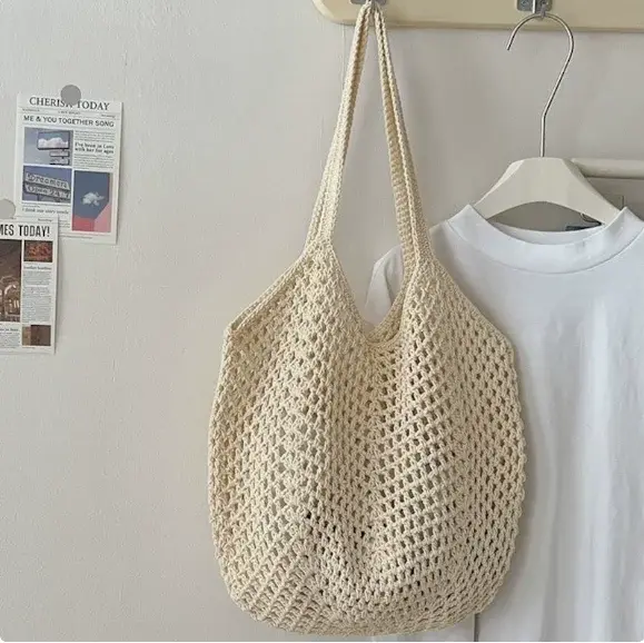 Sac de plage au crochet personnalisé, sac fourre-tout d'été, sac cadeau pour demoiselle d'honneur, s