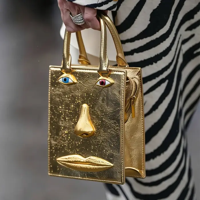 Sac à main pour femme en cuir noir de haute qualité