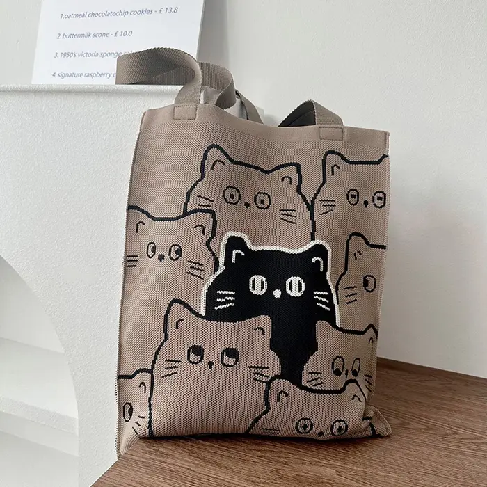 Sac à main en tricot de Noël pour femmes et filles