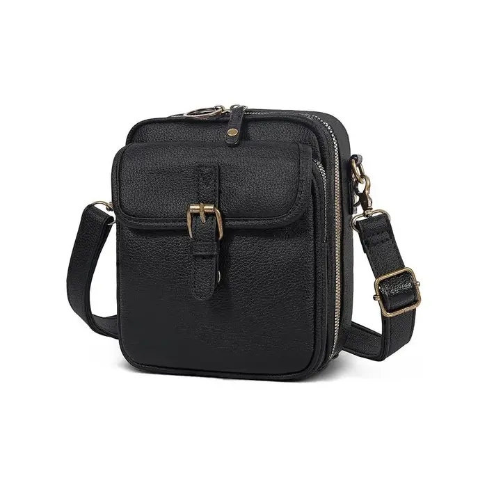Sac messager en cuir pour femmes