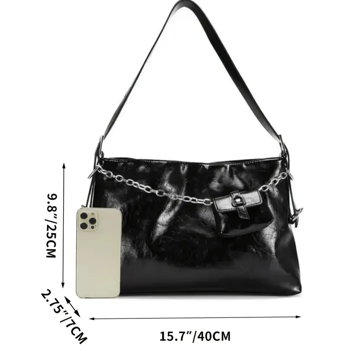 Sacs à bandoulière de luxe noirs pour femmes