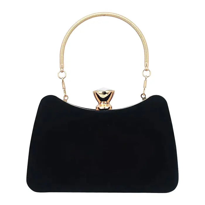 Sacs à Main de Soirée Noirs, Pochette de Banquet, à Bandoulière de Luxe, pour Cocktail Formel, Nouve
