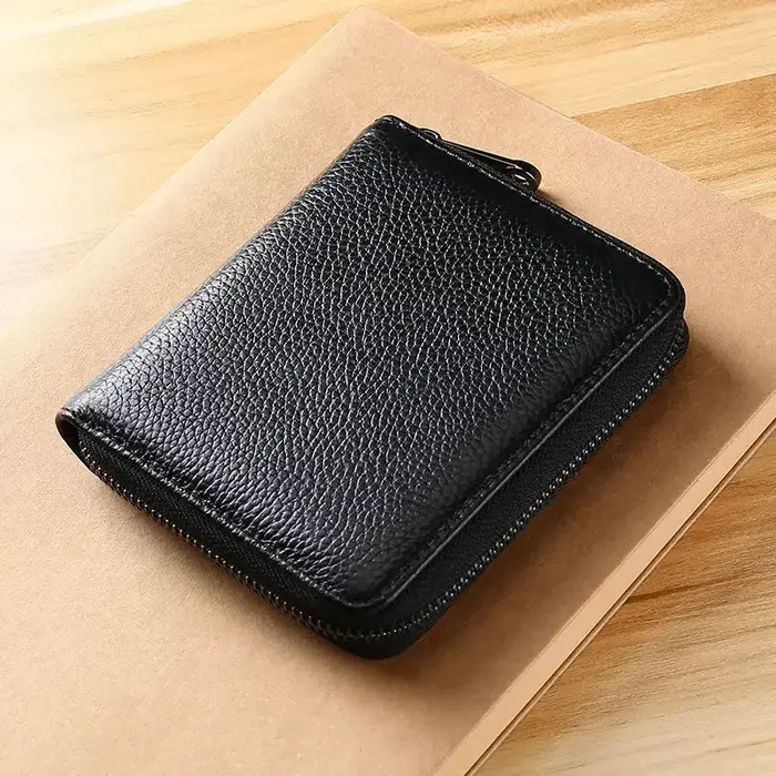 20 porte-cartes à fente pour cartes PU Business banque crédit Bus porte-carte d'identité couverture pochette pour pièces de monnaie hommes femmes portefeuilles sac organisateur