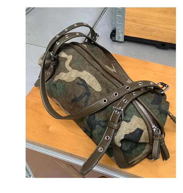 Sac à main camouflage de marque pour femme