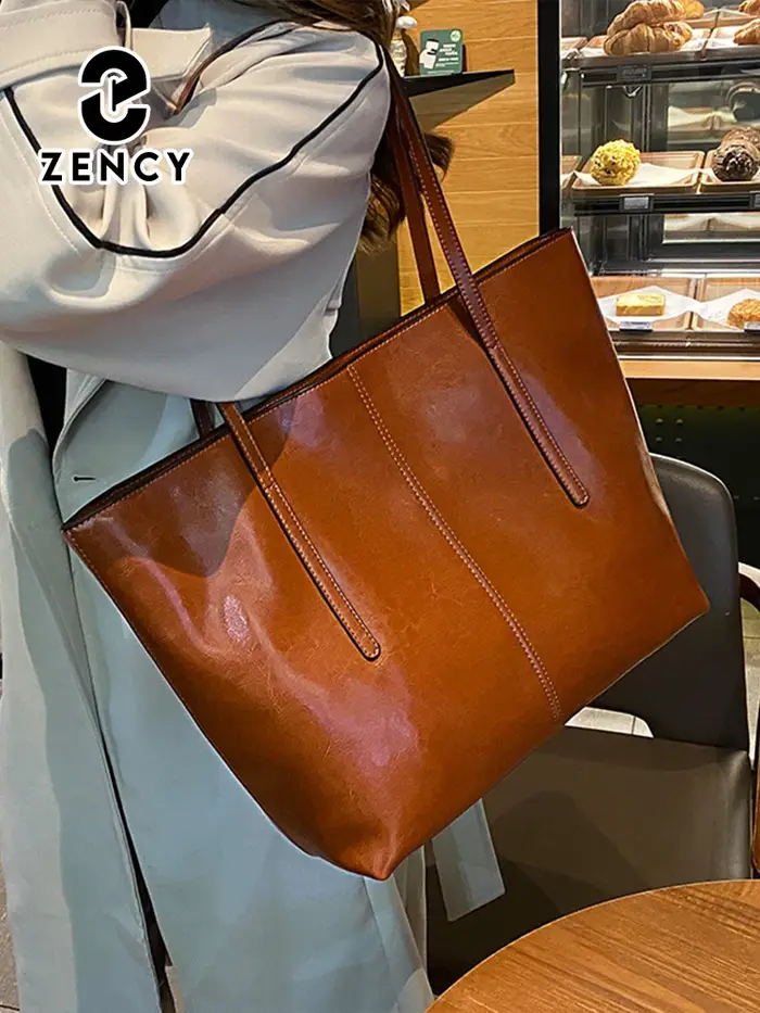 Nouveau sac à main pour femme en cuir véritable 100%, sac à bandoulière pour femme, sac fourre-tout 
