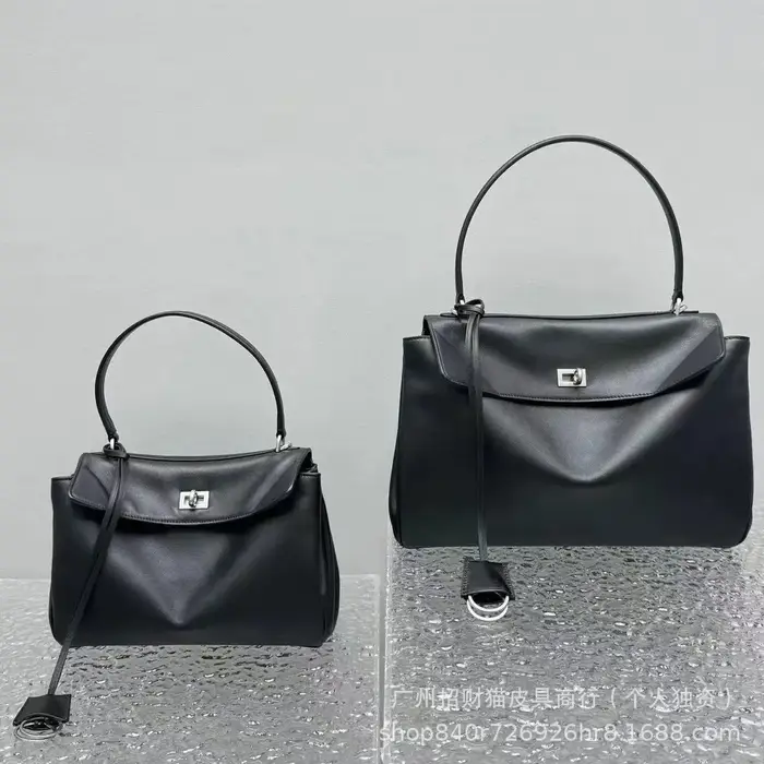 Nouveau Sac Fourre-tout en Daim Rodeo 2025 – Grand Sac à Main Commuter en Cuir Mat avec Poignée Supérieure