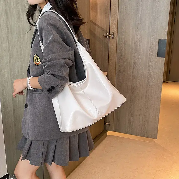 Leftside-Sac à main en cuir haute capacité pour femme