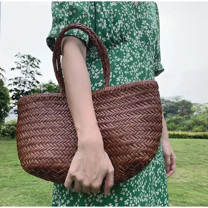 Sac tissé rétro français