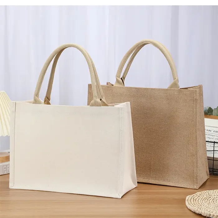 Sac d'épicerie en toile de jute