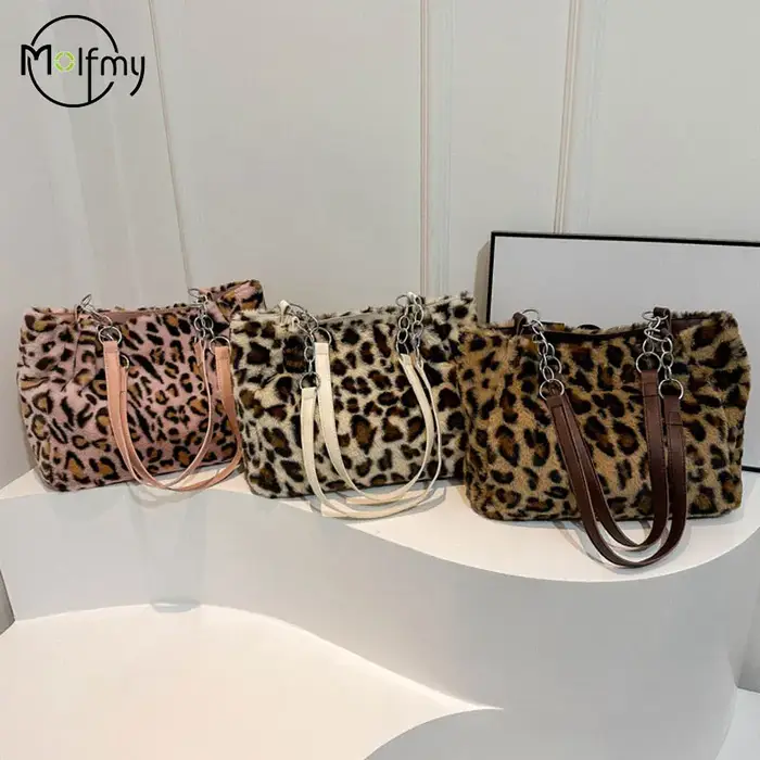 Sac à main en peluche pour femmes