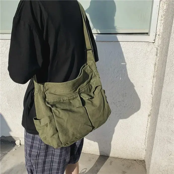 Sac à main en toile pour adolescentes et femmes