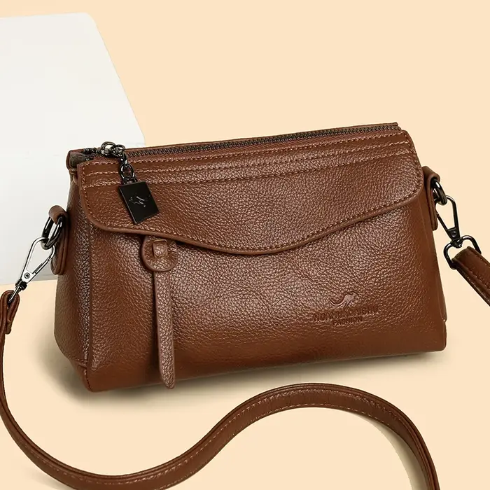 Sac de luxe pour femme en cuir souple