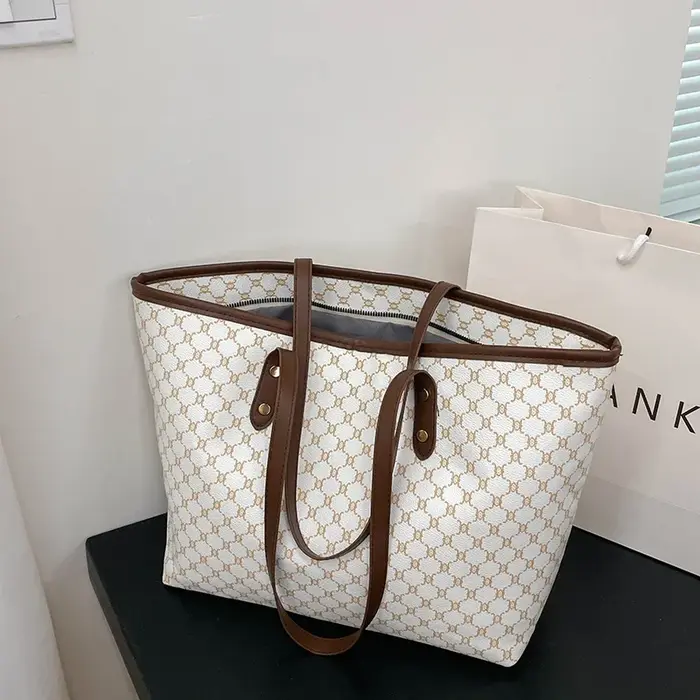 Sac à langer de luxe en cuir pour femme