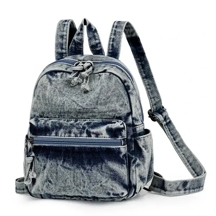 Mignon à la mode décontracté polyvalent 2025 sacs d'école de haute qualité nouveau Denim fermeture éclair