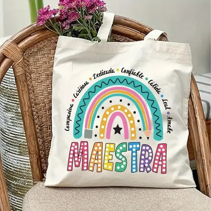 Sac fourre-tout en toile « Maestra » espagnole