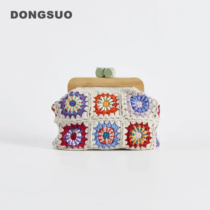 Pochette crochet granny pour femme