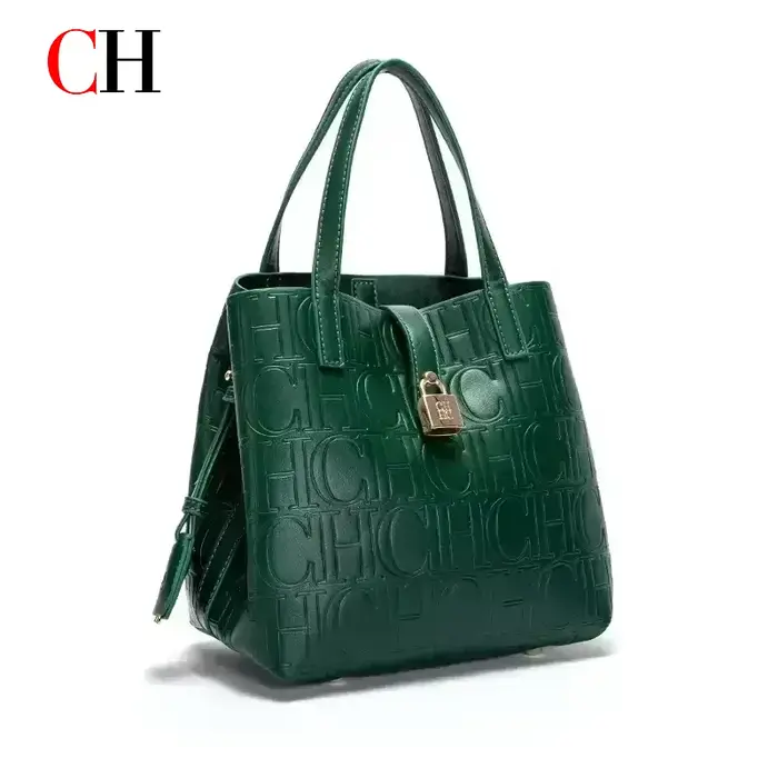 Sac seau CH pour femme avec fermoir métallique décoratif