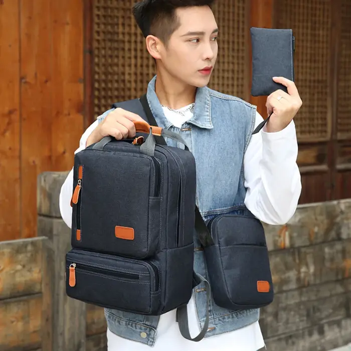 Ensemble de sac à dos pour ordinateur portable pour femmes et hommes