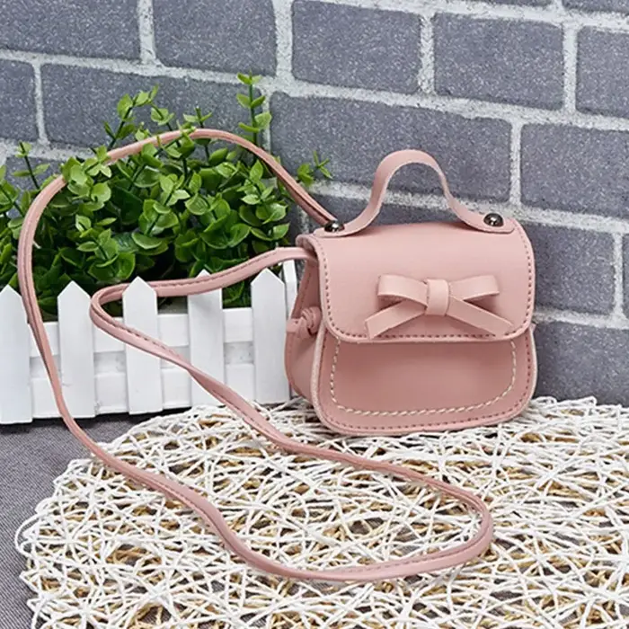 Sac à bandoulière pour petite fille avec nœud