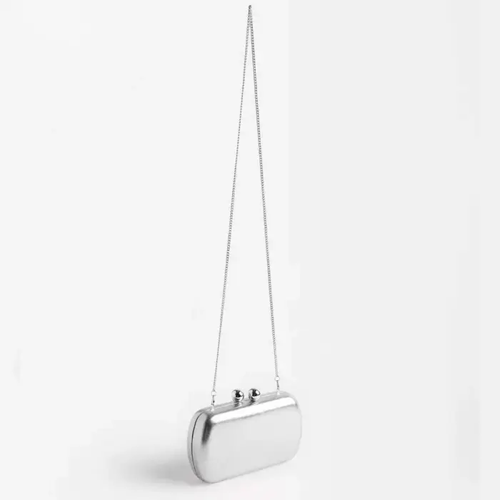 Pochette argentée pour femmes
