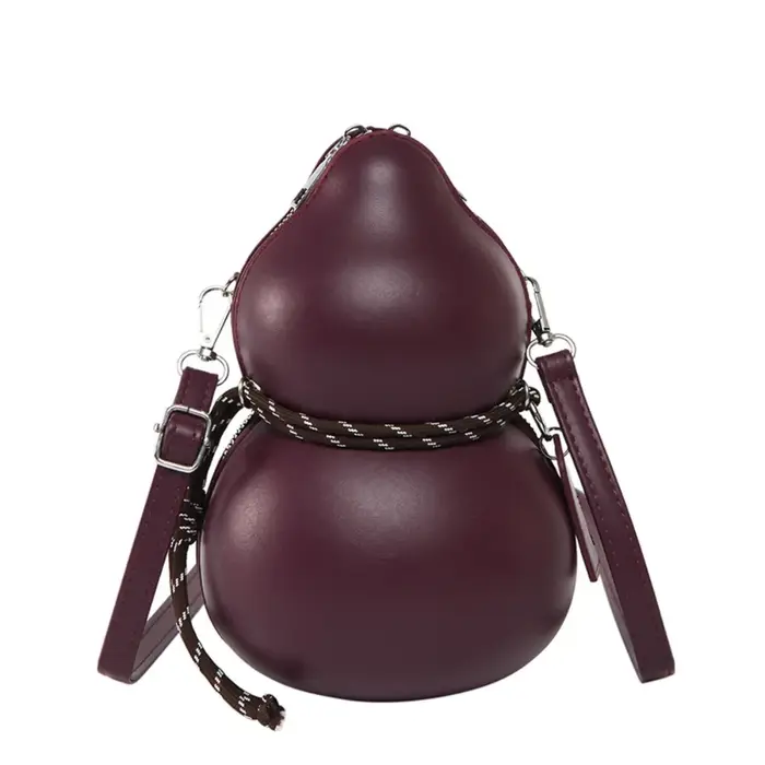 Nouveau Sac à Bandoulière Gourde Designer Style Tai Chi Chinois Sac Croisé Décontracté Sac à Fermetu