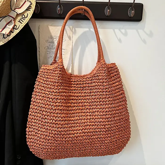 Sac à main en paille pour femmes