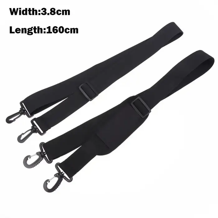 Sangle de sac réglable en nylon noir