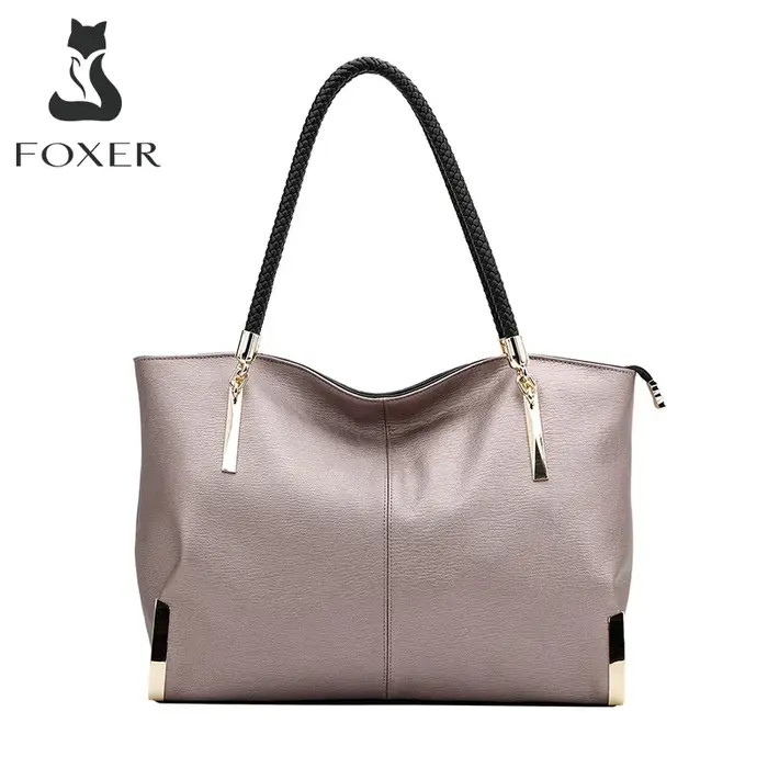 FOXER marque élégant femmes en cuir de vachette sac à main femme sac à bandoulière Design de luxe da