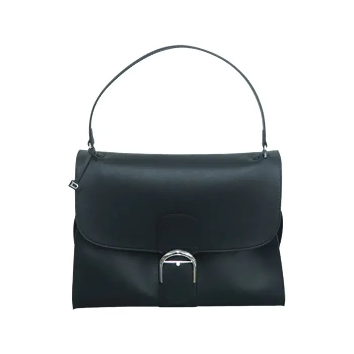 Sac à main en cuir brillant taille L
