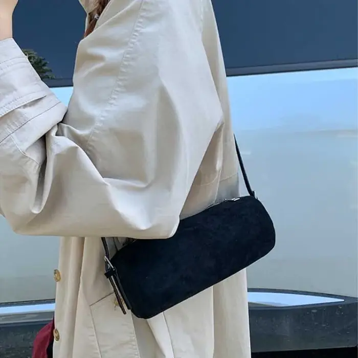 Sac à bandoulière en suède