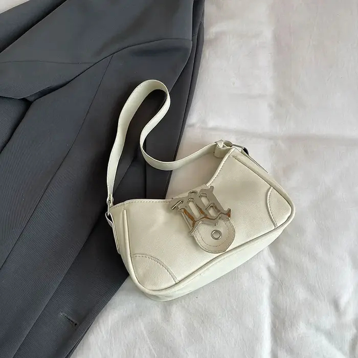 Sac à bandoulière mini tendance pour femme, style urbain, sac rétro simple à porter sous le bras, pe