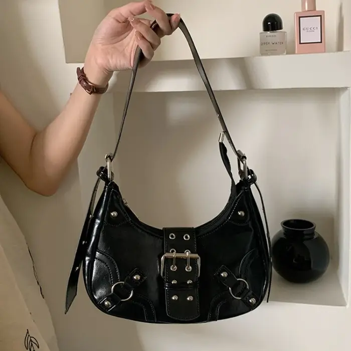 Sac à main femme Maillard tendance printemps 2026 – Sac sous le bras rétro cool pour filles, style Y