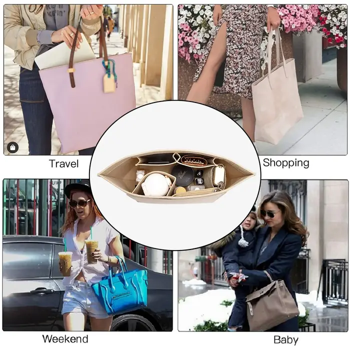 Sac d'insertion en feutre pour sac à main Longchamp