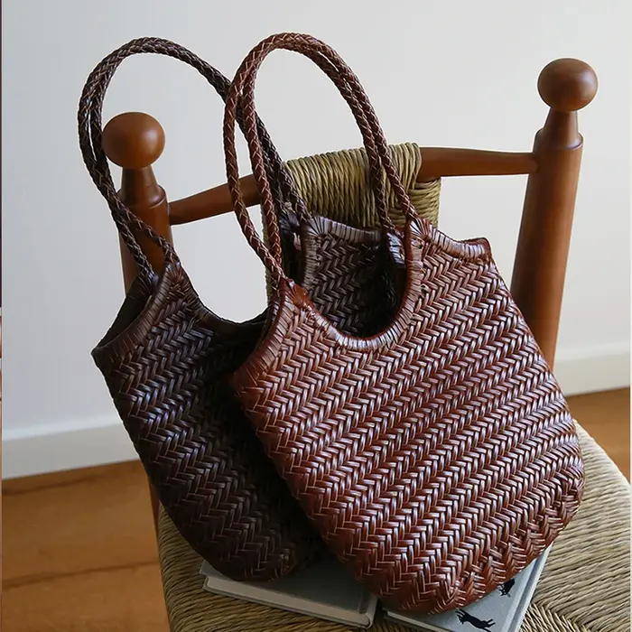 Sac fourre-tout bohème tissé