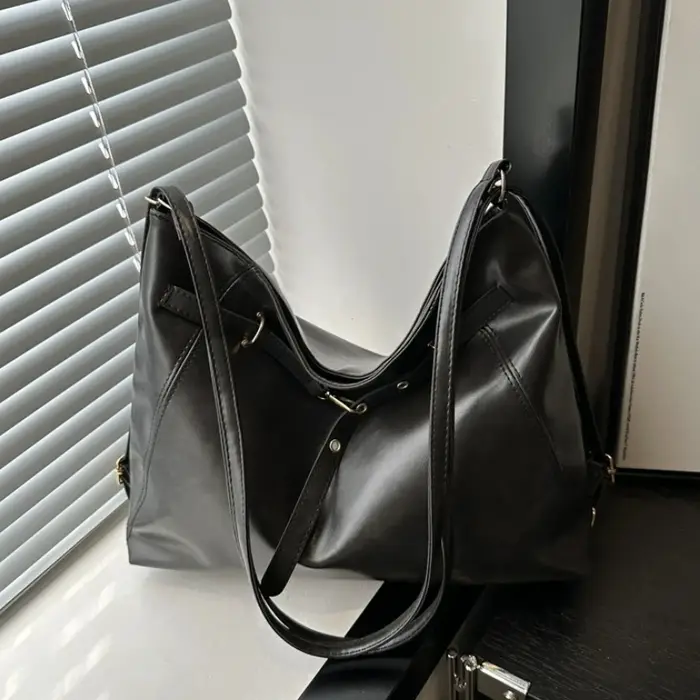 Rétro grande capacité femmes sac fourre-tout à la mode décontracté Double épaule sac à dos pour auto
