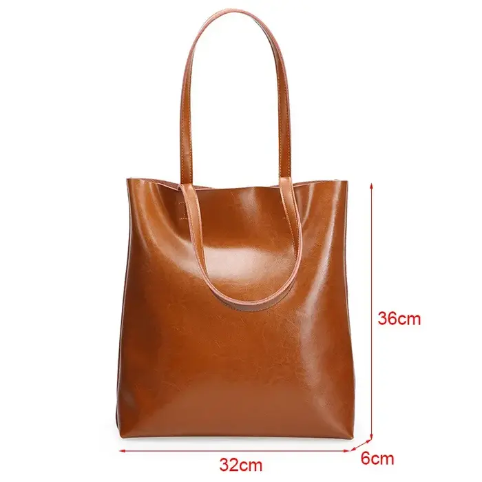 2024 bureau sacs à bandoulière pour femmes fourre-tout en cuir de vache sac dames
