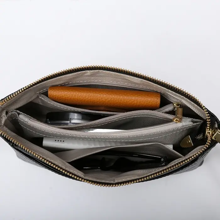 Sac messager 100% cuir véritable pour femme