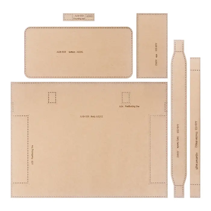 1 ensemble de sacs à main pour femmes, sacs simples et élégants - Modèle en papier kraft, artisanat 