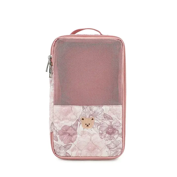 Sac de rangement pour couches de bébé, pochettes organisatrices, sac en maille motif ours mignon, ré