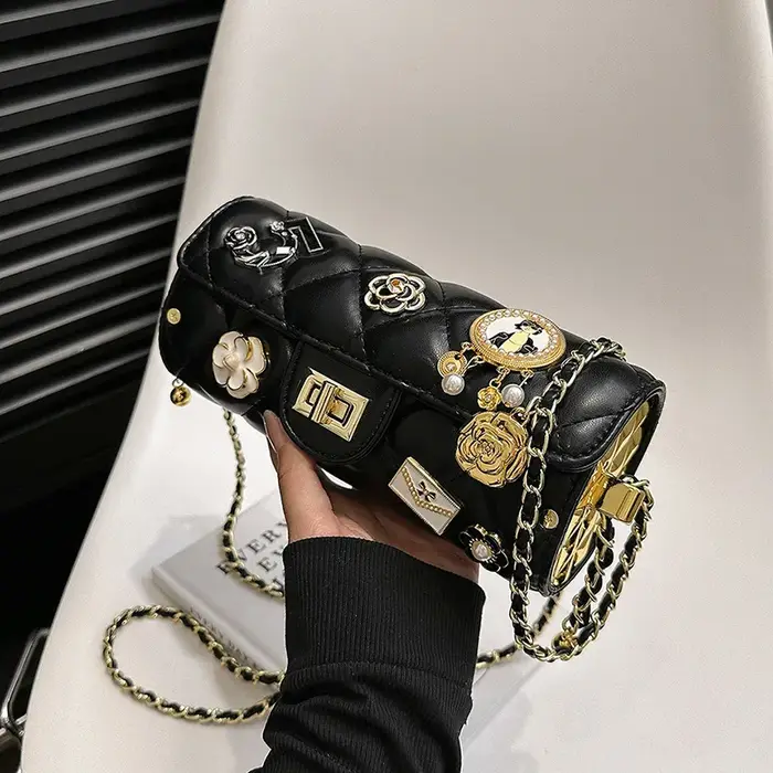 Sac à bandoulière en losange pour femmes