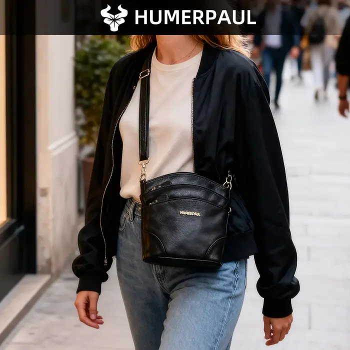 HUMERPAUL Sac à bandoulière pour femme élégant sac
