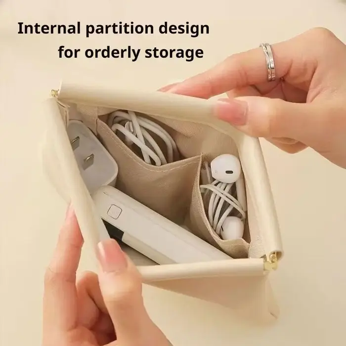NOUVEAU Sac de rangement portable en PU