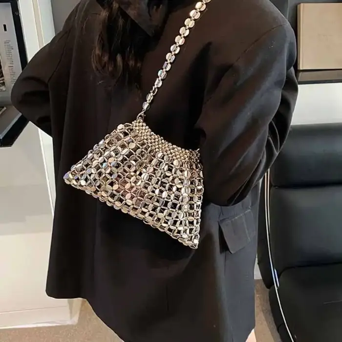 Sac de soirée décontracté à paillettes