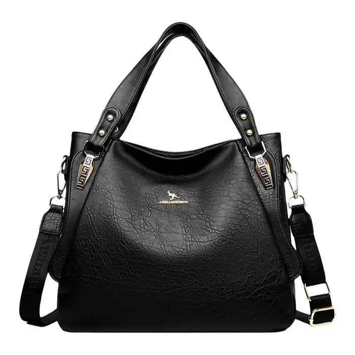Soldes de printemps : Sac à main fourre-tout en cuir souple grande capacité pour femme