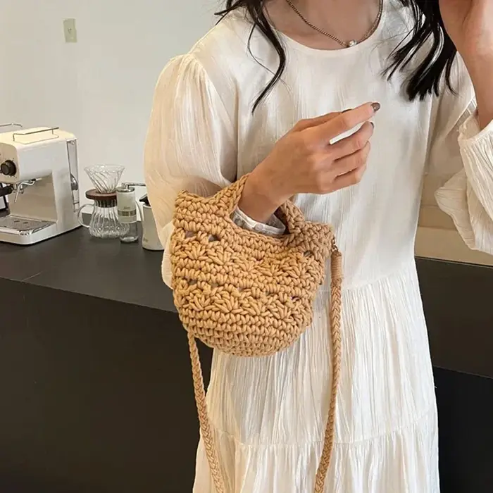 Sac à main en crochet pour femme