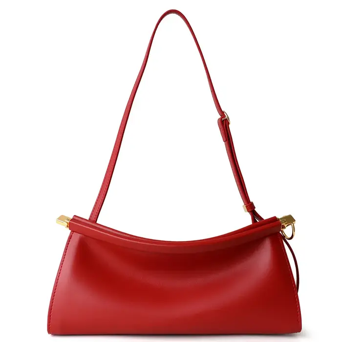 Sacs pour femmes Sac sous le bras en cuir véritable Nouveau sac à main Design compact Haut de gamme Clip