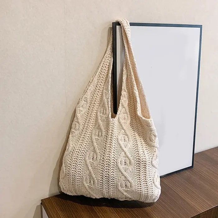 Sac à main décontracté en crochet pour femmes