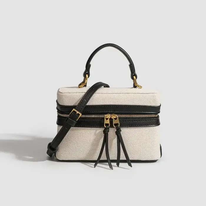 Boîte de mode femmes sacs à main concepteur toile épaisse épaule
