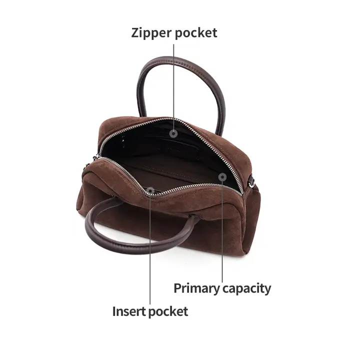 LA FESTIN sacs à main originaux nouveau sac en daim sac de banlieue pour femmes sac à bandoulière de luxe sac Boston